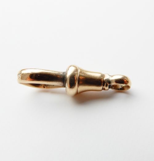 ANTIQUE 9CT GOLD DOG CLIP 21GRAMS - ADDITIONAL PHOTO 3