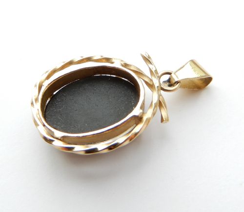9CT GOLD OPAL PENDANT - ADDITIONAL PHOTO 4