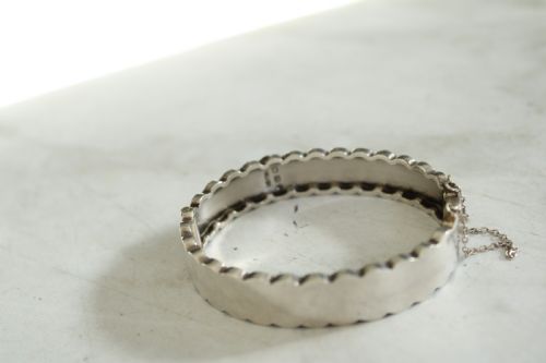 VICTORIAN STERLING SILVER AESTHETIC PERIOD BRACELET - ADDITIONAL PHOTO 2