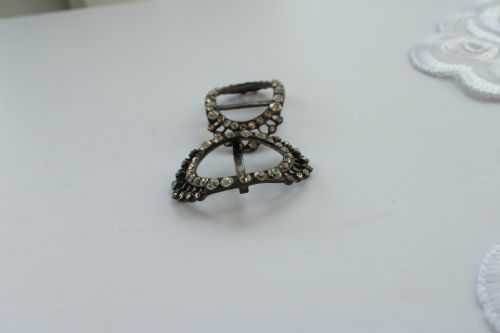 ANTIQUE GEORGIAN FRENCH PASTE SHOE BUCKLES - ADDITIONAL PHOTO 3