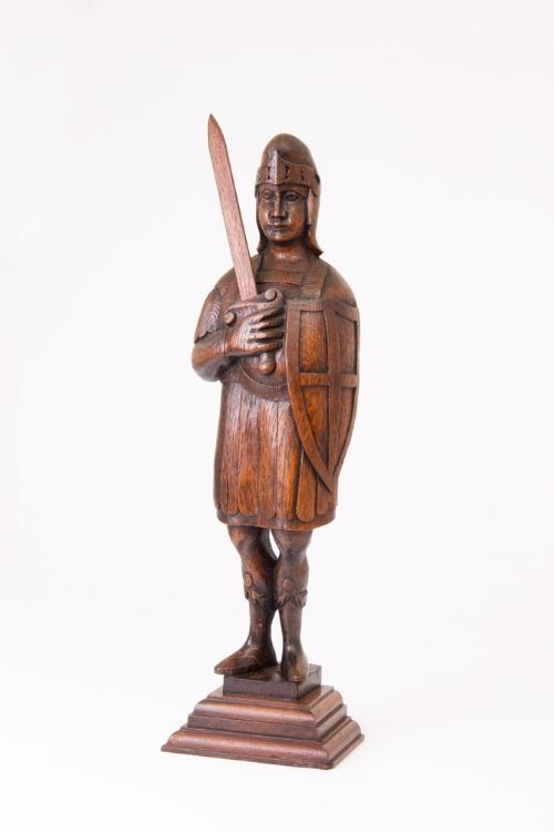 Wooden 19th Century Carved Knight