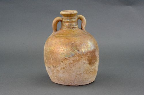 A SMALL LATE ROMAN PERIOD FLASK - ADDITIONAL PHOTO 1