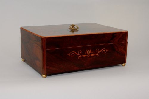 VICTORIAN BOX IN ROSEWOOD C 1880 - ADDITIONAL PHOTO 1