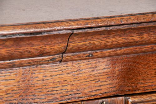 ANTIQUE ENGLISH WILLIAM AND MARY PERIOD OAK CHEST C1690 - ADDITIONAL PHOTO 15