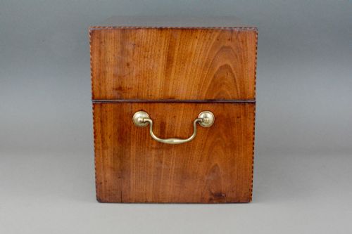 GEORGIAN MAHOGANY SHELL INLAID BOX - ADDITIONAL PHOTO 6