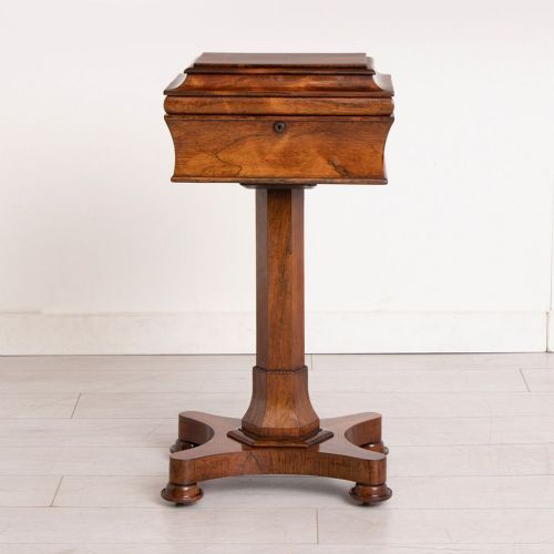 REGENCY ROSEWOOD TEAPOY C1820S - ADDITIONAL PHOTO 2