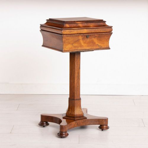 REGENCY ROSEWOOD TEAPOY C1820S - ADDITIONAL PHOTO 4