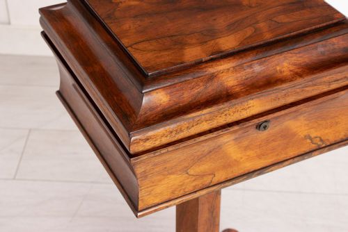 REGENCY ROSEWOOD TEAPOY C1820S - ADDITIONAL PHOTO 8
