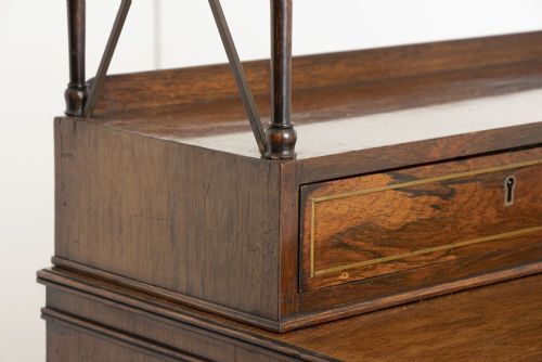REGENCY ROSEWOOD SECRETAIRE CHIFFONIER 1810 - ADDITIONAL PHOTO 13