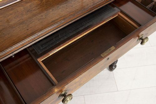REGENCY ROSEWOOD SECRETAIRE CHIFFONIER 1810 - ADDITIONAL PHOTO 18