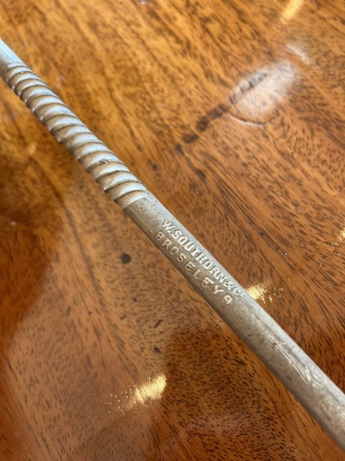 ANTIQUE CLAY CHURCHWARDEN PIPE WSOUTHORN CO BROSELEY - ADDITIONAL PHOTO 1