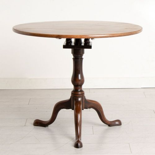GEORGIAN MAHOGANY BIRD CAGE TABLE C1780