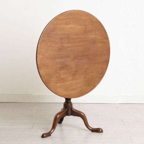 GEORGIAN MAHOGANY BIRD CAGE TABLE C1780 - ADDITIONAL PHOTO 1