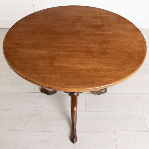 GEORGIAN MAHOGANY BIRD CAGE TABLE C1780 - ADDITIONAL PHOTO 3