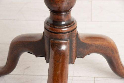 GEORGIAN MAHOGANY BIRD CAGE TABLE C1780 - ADDITIONAL PHOTO 8