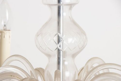 A 1920'S SWAN STYLE LARGE CHANDELIER - ADDITIONAL PHOTO 4
