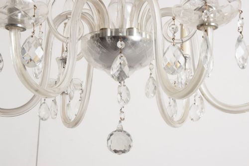 A 1920'S SWAN STYLE LARGE CHANDELIER - ADDITIONAL PHOTO 10