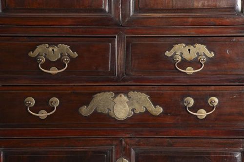 CHINESE LACQUERED PERIOD ORIGINAL STORAGE CABINET C1880S - ADDITIONAL PHOTO 4