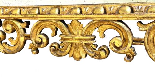 A DELIGHTFUL AND EXTREMELY ATTRACTIVE SUPERB QUALITY LATE 18TH CENTURY ITALIAN GILTWOOD WALL MIRROR - ADDITIONAL PHOTO 1