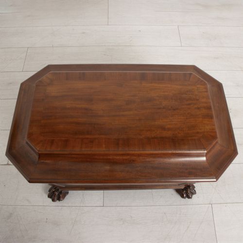 GEORGIAN FLUTED TOPPED MAHOGANY CELLARETTE C1820S - ADDITIONAL PHOTO 5