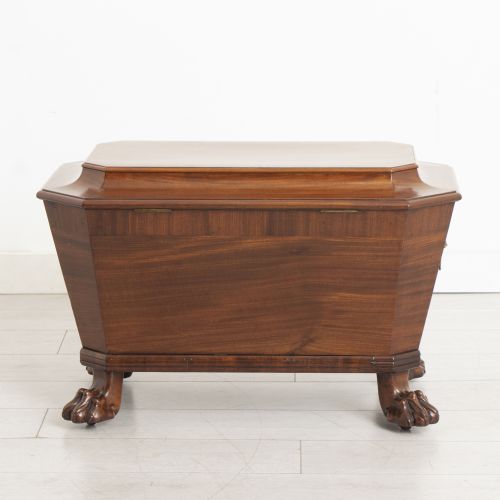GEORGIAN FLUTED TOPPED MAHOGANY CELLARETTE C1820S - ADDITIONAL PHOTO 10