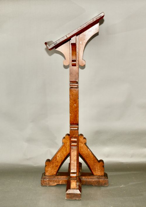 A VICTORIAN OAK CHURCH LECTERN - ADDITIONAL PHOTO 3