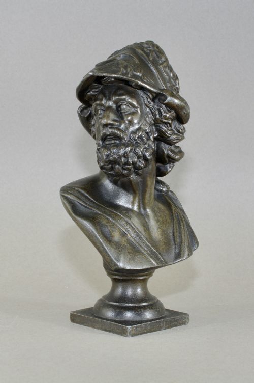 19TH CENTURY GRAND TOUR BUST OF KING MENELAUS OF SPARTA - ADDITIONAL PHOTO 1
