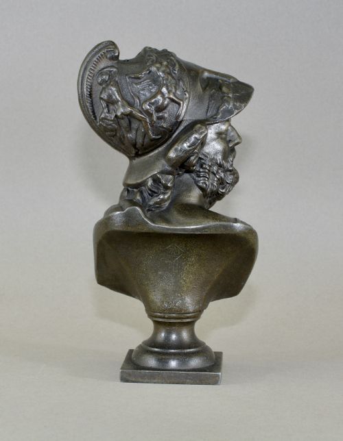 19TH CENTURY GRAND TOUR BUST OF KING MENELAUS OF SPARTA - ADDITIONAL PHOTO 2