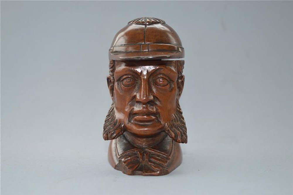 Antique Victorian cricket sculpture inkwell