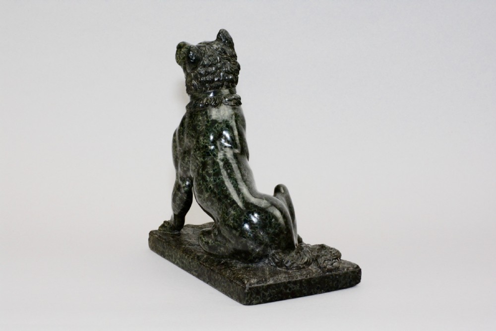 19th C marble 'The Dog of Alcibiades' or 'The Jennings Dog'. View V