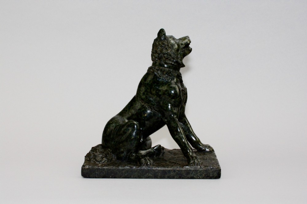 19th C marble 'The Dog of Alcibiades' or 'The Jennings Dog'. View VI