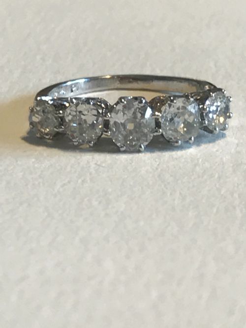 A OLD CUT DIAMOND RING 15CTS - ADDITIONAL PHOTO 1
