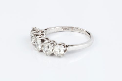 A OLD CUT DIAMOND RING 15CTS - ADDITIONAL PHOTO 2