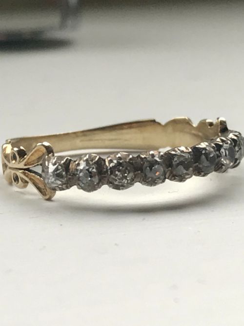 a georgian eternity band - CATEGORY: ANTIQUE JEWELLERY - DATED GEORGIAN
