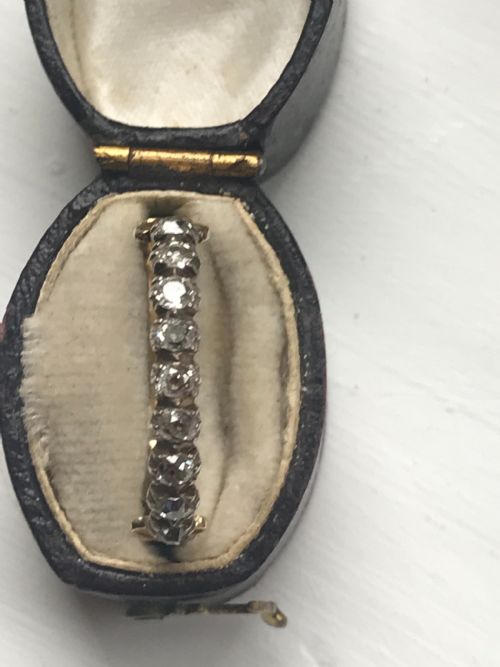 A GEORGIAN ETERNITY BAND - ADDITIONAL PHOTO 1
