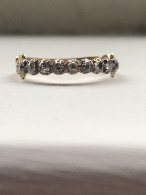 A GEORGIAN ETERNITY BAND - ADDITIONAL PHOTO 5