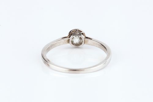 EDWARDIAN 06CT DIAMOND RING 18CT GOLD - ADDITIONAL PHOTO 1