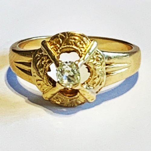 A VICTORIAN DIAMOND RING - ADDITIONAL PHOTO 4