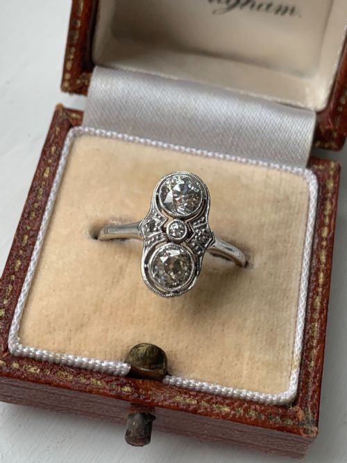 ANTIQUE OLD EUROPEAN CUT DIAMOND RING - ADDITIONAL PHOTO 10