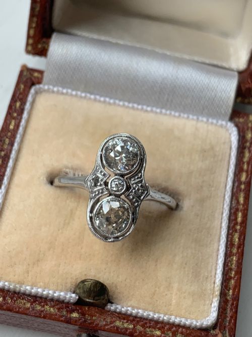 ANTIQUE OLD EUROPEAN CUT DIAMOND RING - ADDITIONAL PHOTO 11