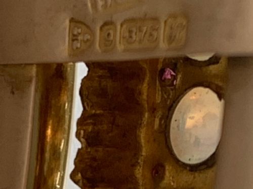 EDWARDIAN 9CT OPAL AND RUBY BRACELET - ADDITIONAL PHOTO 1