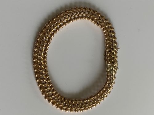 ANTIQUE 9CT GOLD BRACELET - ADDITIONAL PHOTO 1