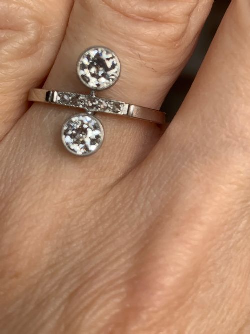 ART DECO DIAMOND RING - ADDITIONAL PHOTO 1