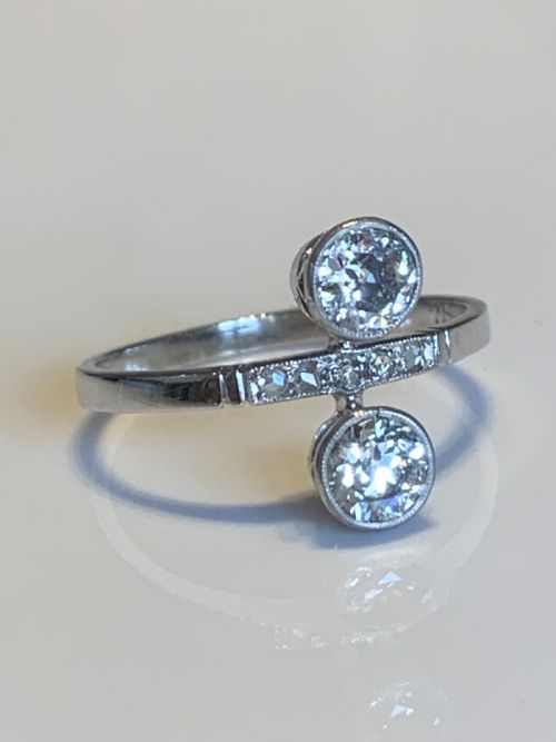 ART DECO DIAMOND RING - ADDITIONAL PHOTO 5