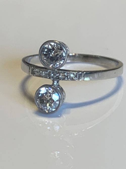 ART DECO DIAMOND RING - ADDITIONAL PHOTO 7