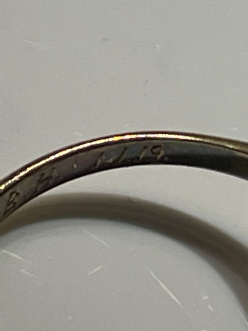 EARLY 20TH CENTURY PEARL AND DIAMOND RING - ADDITIONAL PHOTO 1