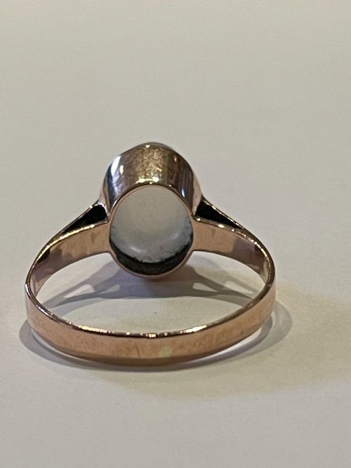 ANTIQUE MOONSTONE RING - ADDITIONAL PHOTO 1