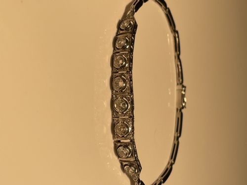 DIAMOND ART DECO LINE BRACELET - ADDITIONAL PHOTO 2