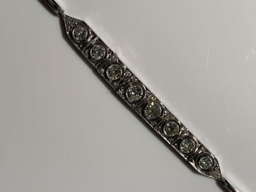 DIAMOND ART DECO LINE BRACELET - ADDITIONAL PHOTO 3
