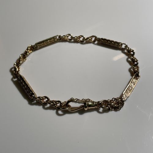 1950S WATCH CHAIN STYLE BRACELET - ADDITIONAL PHOTO 1